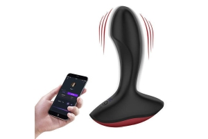 Magic Motion Solstice App Controlled - Умный массажер простаты с ДУ, 13.2х3.3 см (черный)