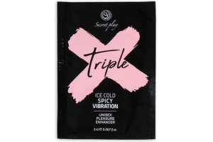 Secret Play Triple X Icy Cold Spicy Vibration - Жидкий вибратор, 2 мл