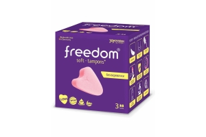 Женские гигиенические тампоны без веревочки FREEDOM mini - 3 шт.