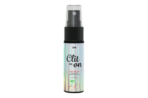 Intt Clit Me On Red Fruits - Согревающий жидкий вибратор для клитора с вкусом вишни, 12 мл