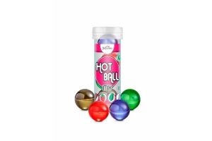 Ароматизированный лубрикант HotFlowers Hot Ball Mix