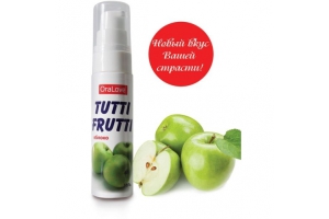 Оральный лубрикант Oralove Tutti-Frutti - Биоритм, 30 мл (яблоко)