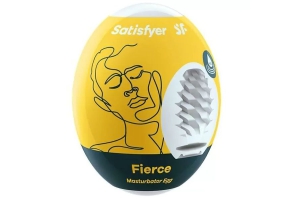 Satisfyer Egg Single Fierce - Инновационный влажный мастурбатор-яйцо, 7х5.5 см