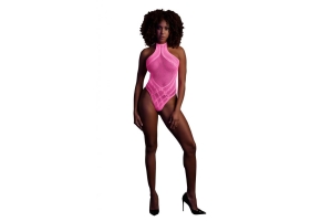 Боди with Halter Neck - Neon Pink - XS/XL