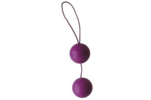 Balls Erowoman-Eroman - Двойные вагинальные шарики, 3.5 см (фиолетовый)
