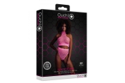 Топ и трусики Turtle Neck and High Waist Slip - Pink - XS/XL