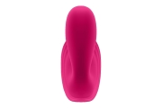 Satisfyer Top Secret бесшумный вибромассажер для ношения и стимуляции точки G, 11х3 см (розовый)
