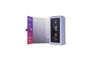 Satisfyer Dazzling Crystal 1 - Двусторонний стеклянный фаллоимитатор, 18,5х3.5 см (прозрачный)