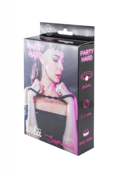 Lola Games Party Hard Suppression силиконовые наручники, OS (чёрный)