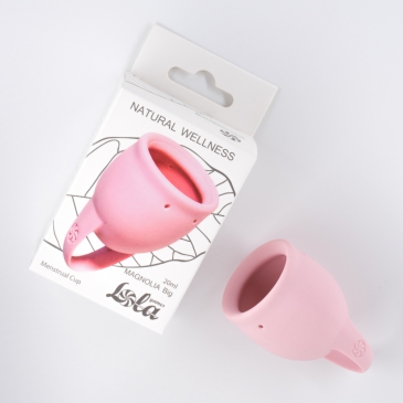 Lola Games Natural Wellness Magnolia - Силиконовая менструальная чаша, 20 мл (светло-розовый)