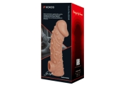 Kokos Extreme Sleeve - Насадка реалистик на член с пупырышками, 17.6х5.1 см