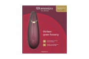Womanizer Premium 2 - Бесконтактный клиторальный стимулятор с функцией автопилота, 15.5х5 см (бордовый)