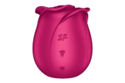 Satisfyer Pro 2 Classic Blossom - Вакуумно-волновой стимулятор с насадкой "жидкий воздух", 7 см (розовый)