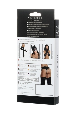 Erolanta Glossy Ann трусики и пояс со шнуровкой, M