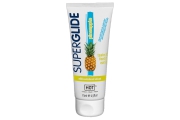 HOT Superglide Смазка съедобная на водной основе со вкусом ананаса, 75 мл