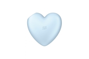 Satisfyer Cutie Heart вакуумный стимулятор клитора с вибрацией, 7.5 см (голубой)