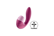 SATISFYER Supernova - Вибромассажёр зоны G с вакуумным клиторальным стимулятором, 10 см
