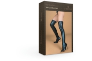 Le Frivole My Shadow облегающие чулки из материала wet look, L/XL (чёрный)