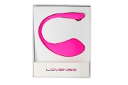 Lovense Lush 3 - мощное виброяйцо со смарт управлением и подключением к вебкам чатам, 7.6х3.7 см