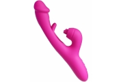 Розовый вибратор-кролик G Spot Ultra - 26,5 см.