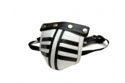Эротические мужские трусы Boy's Arsenal White 3 Stripes кожаные