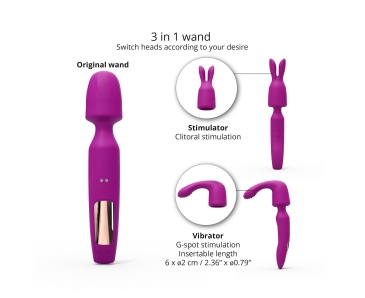 Вибратор Love to Love R-Evolution Wand Vibrator with 2 Attachments