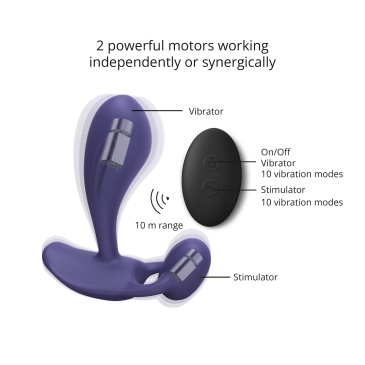 Вибромассажер Witty P&G Vibrator with Remote Control
