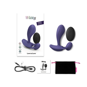 Вибромассажер Witty P&G Vibrator with Remote Control