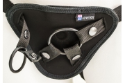 LoveToy UNI strap 6 Harness Best of All - Страпон с двумя насадками (телесный)