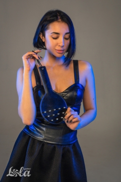 Lola Games Party Hard Barb падлл с металлическими шипами, 30 см (чёрный)
