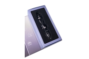 Satisfyer Dazzling Crystal 1 - Двусторонний стеклянный фаллоимитатор, 18,5х3.5 см (прозрачный)