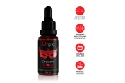 Возбуждающий съедобный гель для клитора Orgie Orgasm Drops Kissable, 30 мл