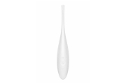 Satisfyer Twirling Joy перезаряжаемый точечный вибромассажер, 18х3.4 см (белый)