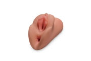 PDX Plus Perfect Pussy Double Stroker Tan - Мастурбатор реалистичный (телесный)