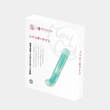 Компактный вибратор «Magic Cane» из стекла, цвет зеленый, BeYourLover