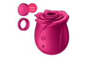 Satisfyer Pro 2 Classic Blossom - Вакуумно-волновой стимулятор с насадкой "жидкий воздух", 7 см (розовый)