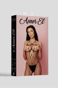 Amor El - Кетсьюит (боди-комбинезон), S/L (черный)