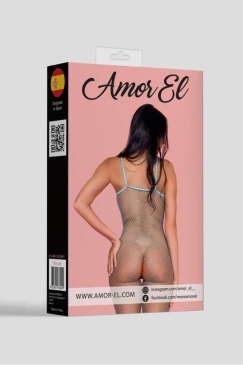 Amor El Cielo - Кетсьюит (боди-комбинезон), S/L (голубой)