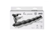 Lola Games Pure Passion Bunny - Вибронасадка для двойного проникновения, 17х2.7 см (чёрный)