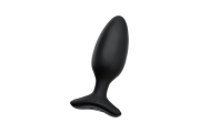 Черная анальная втулка LOVENSE Hush 2 (M) - 13,5 см.