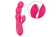 California Exotic Novelties OCEANSIDE ORGASM - Вибромассажер-кролик с вакуумной стимуляцией клитора, 12х3,25 см (розовый)