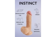 Lola Games Embrace Instinct реалистичный фаллоимитатор на присоске, 15.3х3.3 см (телесный)