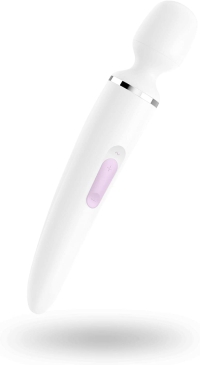 Вибромассажер Satisfyer Wand-er Woman (White/Chrome) 001227SA