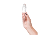 Satisfyer Dazzling Crystal 1 - Двусторонний стеклянный фаллоимитатор, 18,5х3.5 см (прозрачный)