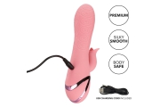 CalExotics Pasadena Player вибромассажер кролик с фунцией ротации, 21.8х3.8 см (розовый)