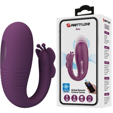 Пульсирующее Виброяйцо Pretty Love Klay APP BI-300093HP