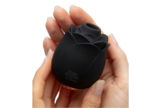 Black Rose Silicone Clitoral Suction - Бесконтактный клиторальный стимулятор, 9,4 см (черный)