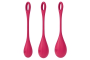Satisfyer Yoni Power 1 - Набор одинарных вагинальных шариков (красный)