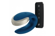 Виброcтимулятор Satisfyer Double Love Connect App blue 002446SA