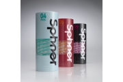 Tenga Spinner 04 Pixel - Мастурбатор с вращением, 13х4.5 см (прозрачный)